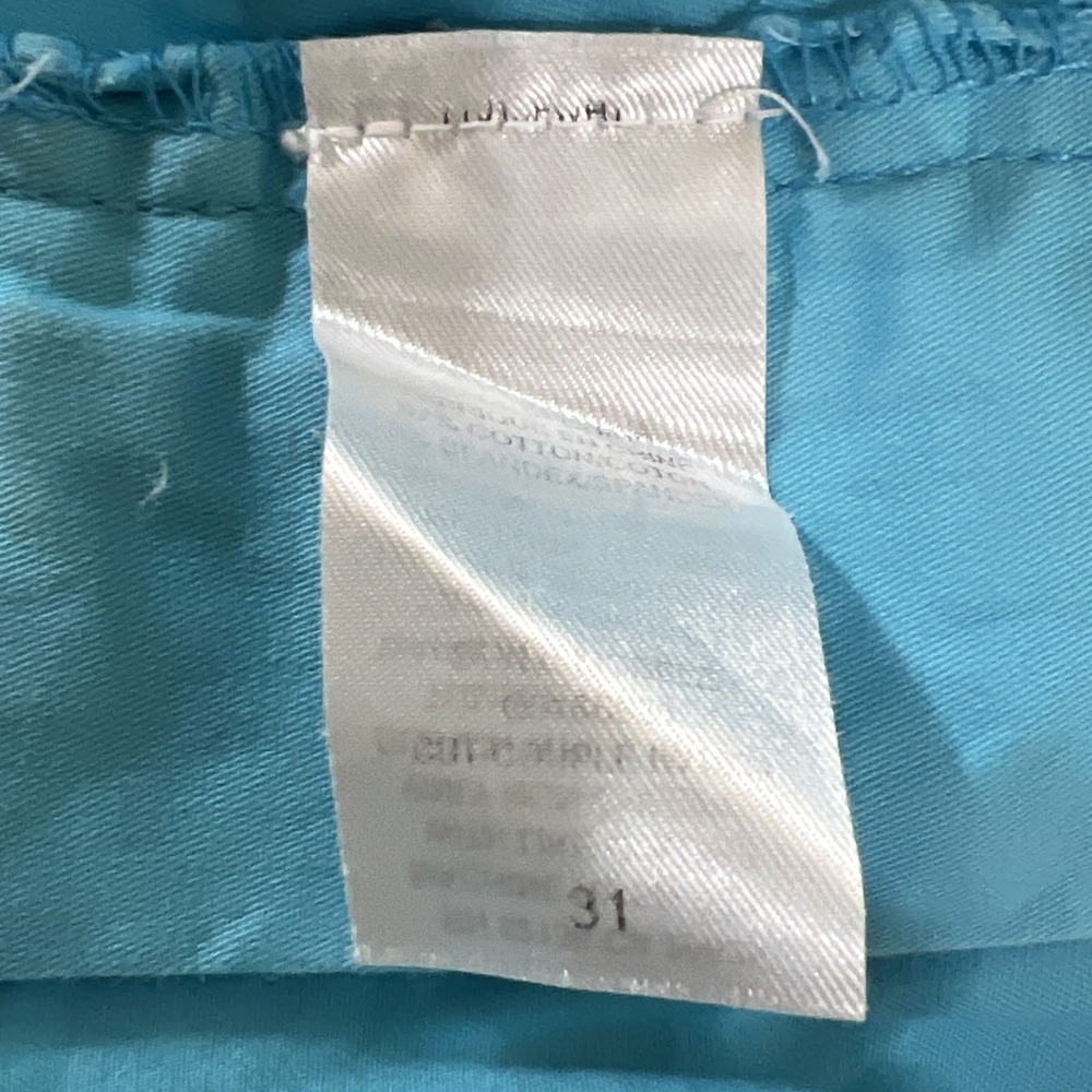 Guess Low Rise Micro Mini Shorts Size 31 Booty Light Blue - Picture 4 of 7